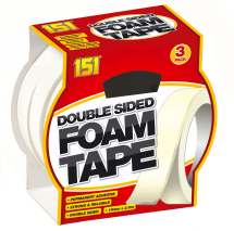 151 Double Sided Foam Tape 3pc Foam 151 Double Sided Foam Tape 3pc Foam